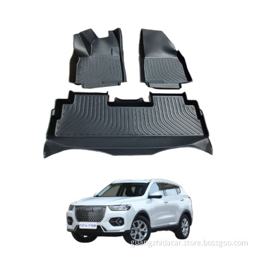 Voiture à usure noire Easy Wash Wash Mat 3D Mat de voiture pour Haval